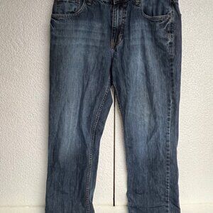 Vintage Tommy Hilfiger Men 34 X 32 Relaxed Fit Blue Denim Medium Wash Jeans